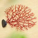 Soft Fish Aquarium Decoration Red Anemone Coral Artificial Aquatic