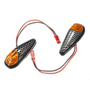2x LED Universal Motorcycle Turn Signal Light Indicators Lamp Amber