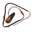2x LED Universal Motorcycle Turn Signal Light Indicators Lamp Amber