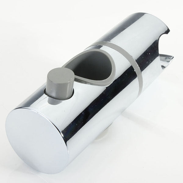 ABS Chrome Shower Rail Head Slider Holder Adjustable Bracket