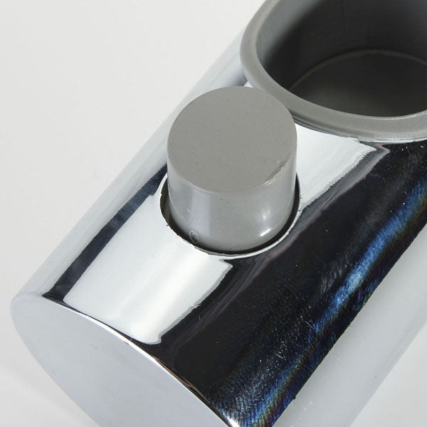 ABS Chrome Shower Rail Head Slider Holder Adjustable Bracket