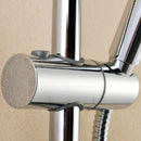ABS Chrome Shower Rail Head Slider Holder Adjustable Bracket