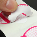 500pcs Roll Gel Acryl Nail Extension Tool Pink White Plane