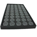 50Case Plastic Foam Transparent Nails Polish Hanging Stand Display Box