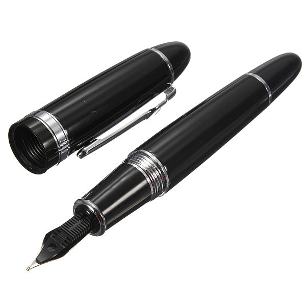 Jinhao 159 Black And Silver M Nib Fountain Pen