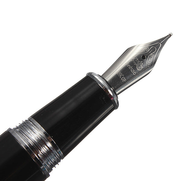 Jinhao 159 Black And Silver M Nib Fountain Pen
