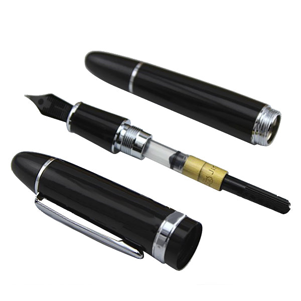 Jinhao 159 Black And Silver M Nib Fountain Pen