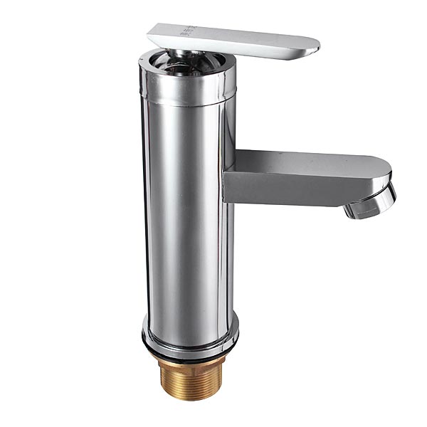 Chrome Brass Waterfall Single Handle Bathroom Basin Sink Mixer Tap