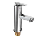 Chrome Brass Waterfall Single Handle Bathroom Basin Sink Mixer Tap