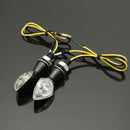 2x Universal Motorcycle LED Turn Signals Indicator Light E-mark 12V