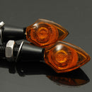 2x Universal Motorcycle LED Turn Indicator Light E-mark 12V