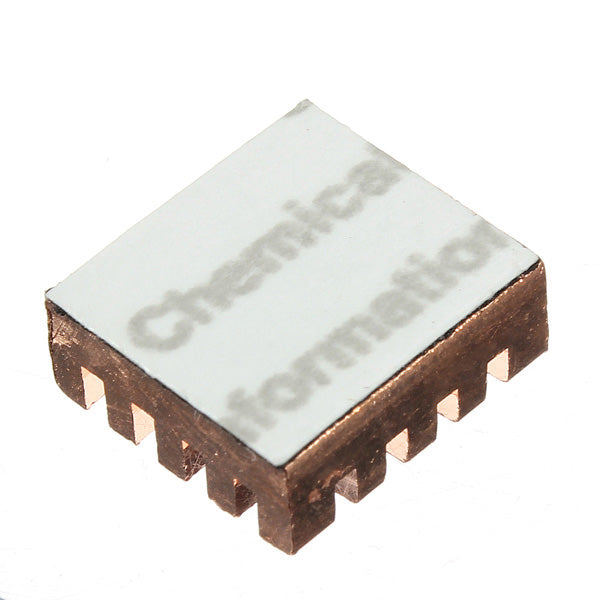 3 Pcs Pure Copper Heat Sink Cooling Fin Kit For Raspberry Pi