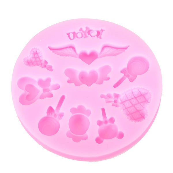 Silicone Chocolate Cake Decorating Mold Candy Lollipop Mold