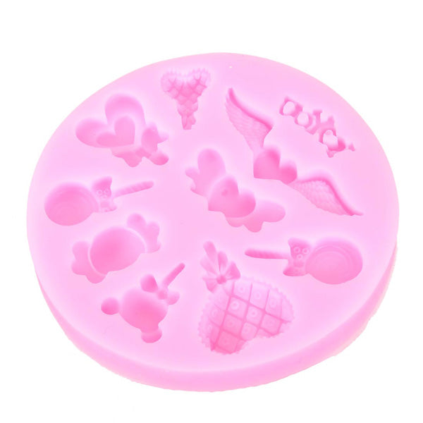 Silicone Chocolate Cake Decorating Mold Candy Lollipop Mold