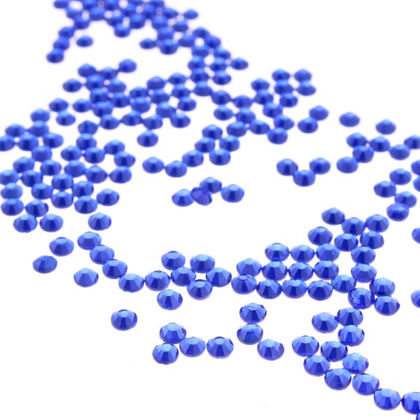 1440Pcs Deep Blue Crystal Rhinestones Nail Art Tips Decoration