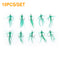 ZANLURE 10pcs/lot Treble Feather Fishing Baits Hooks Crank Lure Accessories