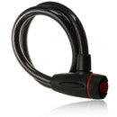 60cm Black Motorcycle Heavy Duty Coil Lock Steel Cable with 2 Keys