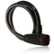 60cm Black Motorcycle Heavy Duty Coil Lock Steel Cable with 2 Keys
