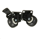 4PCS Heavy Duty PU Swivel Castor Wheels Trolley Furniture Caster