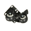4PCS Heavy Duty PU Swivel Castor Wheels Trolley Furniture Caster