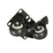 4PCS Heavy Duty PU Swivel Castor Wheels Trolley Furniture Caster