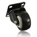 4PCS Heavy Duty PU Swivel Castor Wheels Trolley Furniture Caster