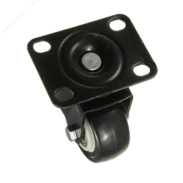 4PCS Heavy Duty PU Swivel Castor Wheels Trolley Furniture Caster