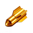 Rocket Shaped Bicycle Wheel Tire Air Valve Caps Cover