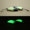 Sequins Lure Bait Luminous Single Hook Spoon Metal Fishing Lure