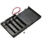4 X AA Battery Holder Case Enclosed Box OFF/ON Switch With Wires