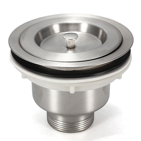 Stainless Steel Kitchen Water Sink Strainer Plug Drain Basket