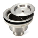Stainless Steel Kitchen Water Sink Strainer Plug Drain Basket