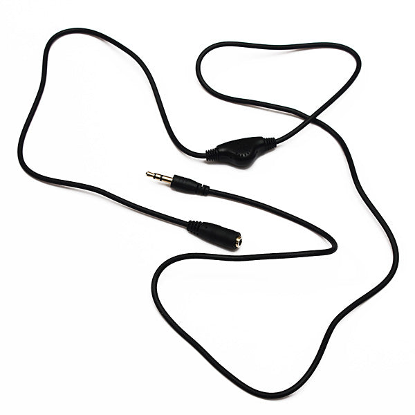 Earphone In Line Volume Control Cable Audio Stereo Extension Adapter