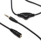 Earphone In Line Volume Control Cable Audio Stereo Extension Adapter