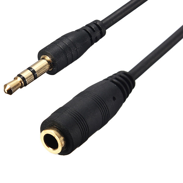 Earphone In Line Volume Control Cable Audio Stereo Extension Adapter