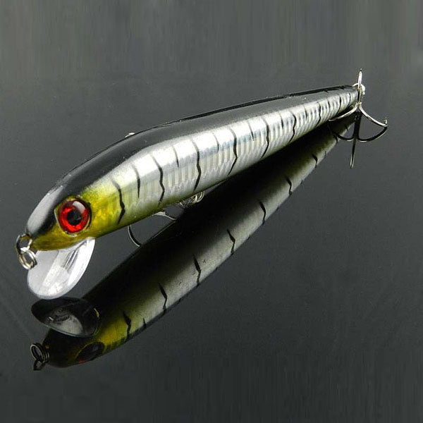 Fishing Lures Bass Minnow Crankbaits Hard Baits Hooks