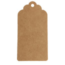 100 Kraft Paper Gift Tags Wedding Label Baking Listed Blank Tag