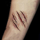 Horror Stitch Wound Waterproof Temporary Scar Tattoo Sticker