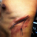 Horror Stitch Wound Waterproof Temporary Scar Tattoo Sticker