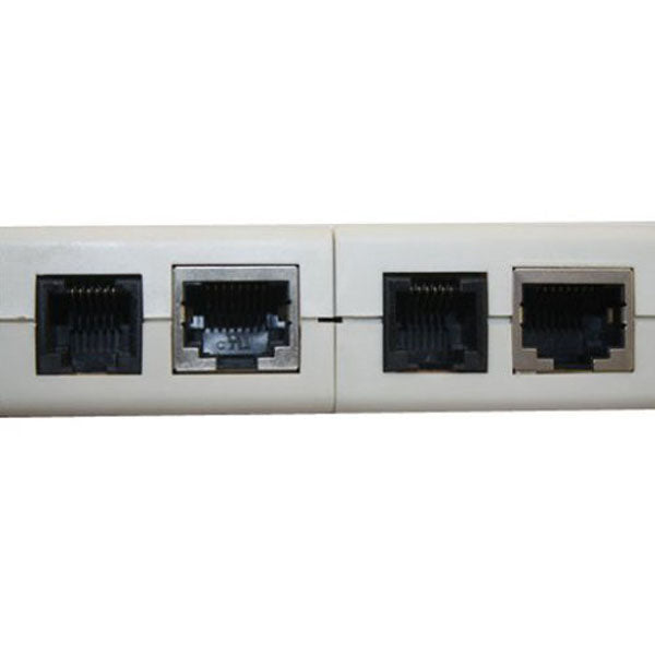 Mini RJ45 RJ11 Cat5 Network LAN Cable Tester White