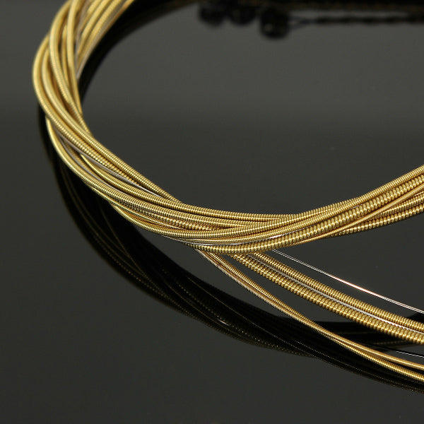 Set of 6 Steel Strings for Acoustic Guitar 150XL 1M