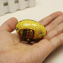 Wind Up Chick Tin Toy Clockwork Spring Pecking Chick Vintage Style