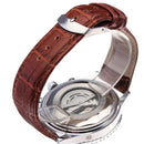 SEWOR Automatic Self-Wind Mechanical Watch Genuine Leather Strap Men Watch