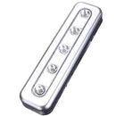 Tap Lights 5-LED Self Stick Under Cabinet Push Night Light