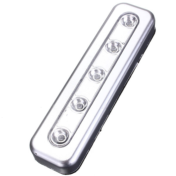 Tap Lights 5-LED Self Stick Under Cabinet Push Night Light