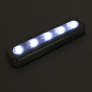Tap Lights 5-LED Self Stick Under Cabinet Push Night Light