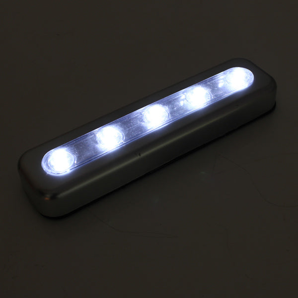 Tap Lights 5-LED Self Stick Under Cabinet Push Night Light
