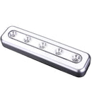 Tap Lights 5-LED Self Stick Under Cabinet Push Night Light