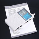Remote RJ11 RJ45 USB BNC LAN Network Phone Cable Tester Meter