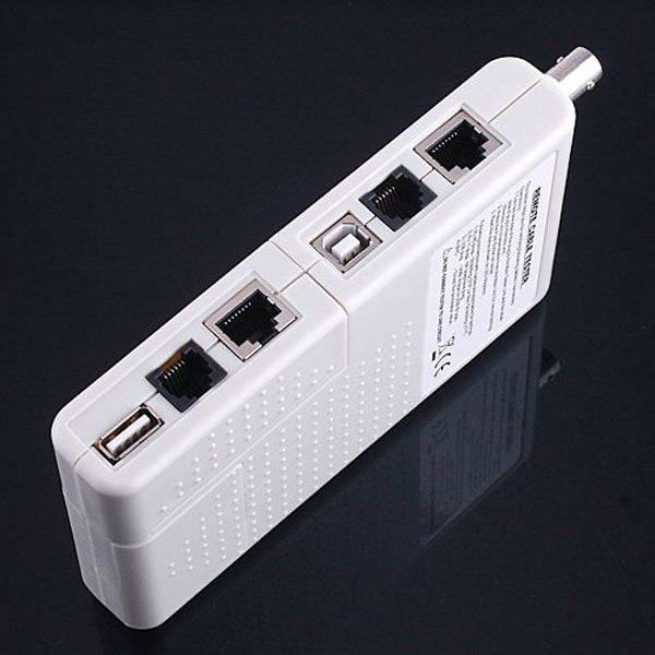Remote RJ11 RJ45 USB BNC LAN Network Phone Cable Tester Meter